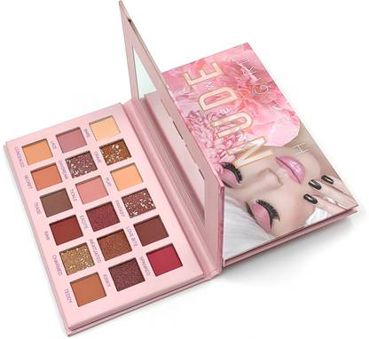 LORSHEL BEAUTY Nude Edition Eyeshadow Palette, 18 Multi Shades Makeup Eye Shadow Pallet 18 g