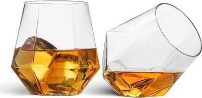 Sitaram Creation (Pack of 6) 5163_2_r rock wiskey g_rlm 310 pack of 6 Glass Set Whisky Glass