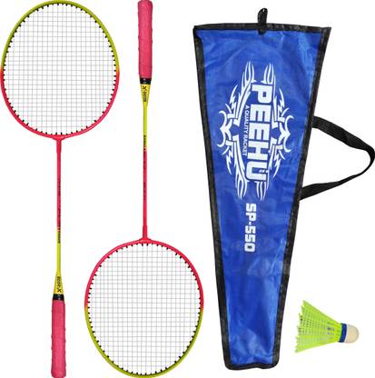 STARX Badminton Racket and Shuttle Pack of 3 Badminton Kit