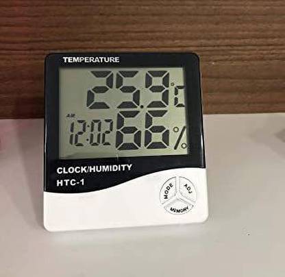 dinojames HTC-1 (Humidity,time,date,alarm,tempreture) Thermometer with Fork Kitchen Thermometer