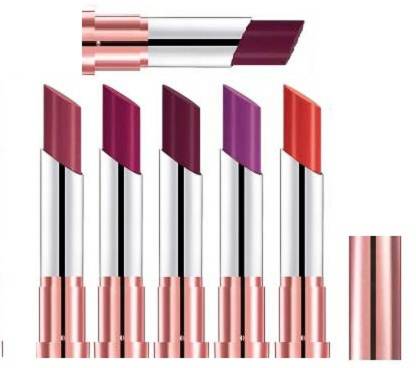 ps herbal ECOSTAY MAATE LIP COLOUR PACK OF 6 LIPSTICK SET MIX SHADE