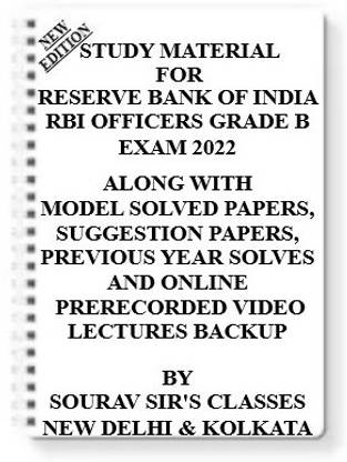 Study Material For Reserve Bank Of India Rbi Officers Grade B Exam 2022 [ Pack Of 4 Books ] With Model Question Papers + Topicwise Analysis + Mcq Questions+ Special Practice Set