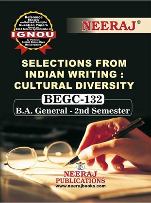 IGNOU BEGC-132: Selections From Indian Writing: Cultural Diversity