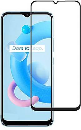 Newlike Edge To Edge Tempered Glass for Realme C21Y Full Coverage,Anti Scratch Free Anti Finger Print