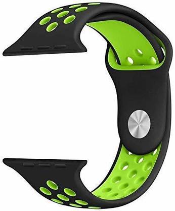 Viraan Sports Band Soft Silicone Sport Wristband Compatible with Apple Watch iWatch Bands 42mm 44mm Soft Silicone Strap Wristbands for Apple Watch Series 6/5/4/3/2/1/SE Smart Watch Strap