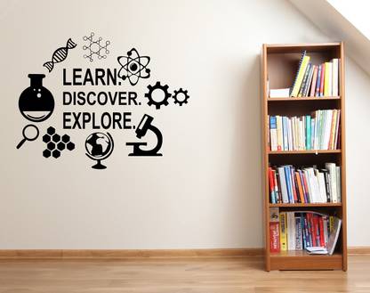 Wallzone 85 cm Science Lab Removable Sticker
