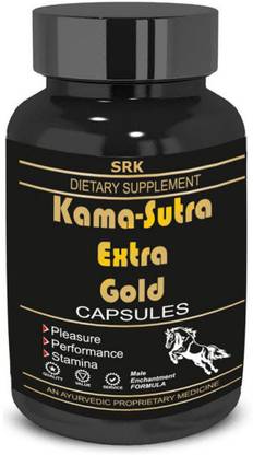 SRK Kama Sutra Extra Gold Capsule For More Pleasure Stamina and Booster