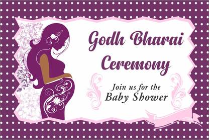SUDIKSHA ENTERPRISES Baby Shower Flex Banner