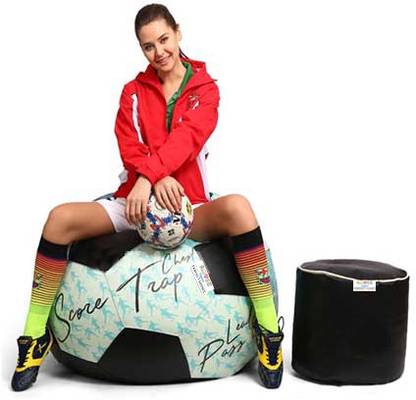 Flipkart Perfect Homes Studio XXXL Tear Drop Bean Bag Cover  (Without Beans)