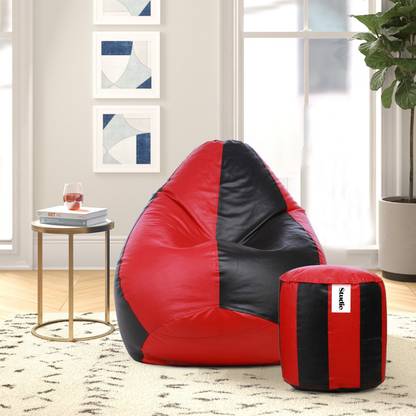 Flipkart Perfect Homes Studio XXL Tear Drop Bean Bag Cover  (Without Beans)