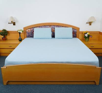 kural33 130 TC Cotton King Solid Flat Bedsheet