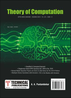 Theory of Computation for SPPU 19 Course (TE - SEM V - IT- 314441)