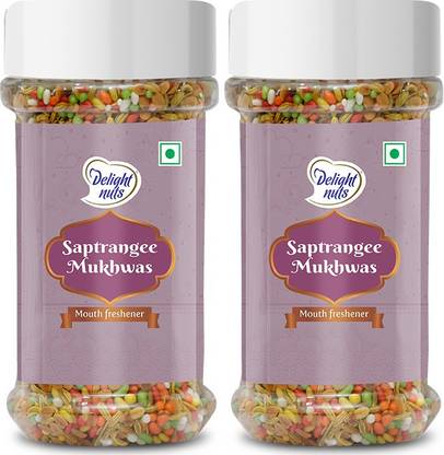 Delight nuts Saptrangee Mukhwas (220g*2) Mint Mouth Freshener