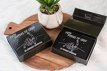 TREASURE TALES Fifty Shades of Grey | Party Card Game | Fun Card Game for Adults | Play with Friends, Bachelorette, Cousins | Gifts Card Game | Drinking Game
