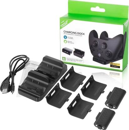 TCOS Tech Xbox Series S Controller Battery Pack Xbox Series X Controller Battery Pack Xbox-One Battery Rechargeable Battery with Charging Dock Charging Station for Xbox Series & Xbox-One Controllers Game Battery
