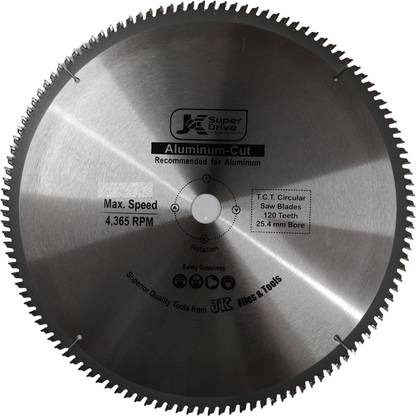 JK Super Drive 14 inch 120T TCT Circular Saw Blade For Aluminium Cutting SD9060068, Overall Length: 25.4 mm (Pack of 6 pcs) Wood Cutter