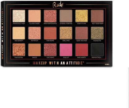 Rude 18 Eyeshadow Palette 18 g
