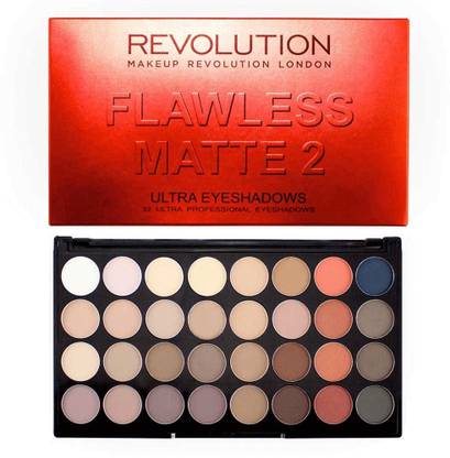 Makeup Revolution Ultra 32 Eyeshadow Palette Flawless Matte 2 16 g