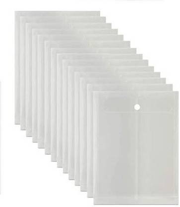 KRISHVIA plastic FS Size Envelope Holder File Bag
