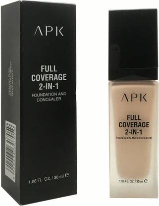 APK Full Coverage 2 in 1 Foundation and Concealer White Ivory Foundation