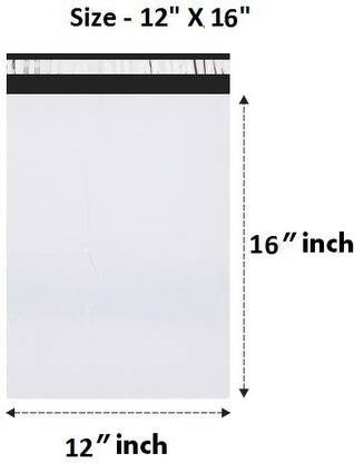 Packing Wala 12 X 16 INCH Tamper Proof With POD ( 50 Plus - 50 pcs ) Shipping Mailing Packing bag