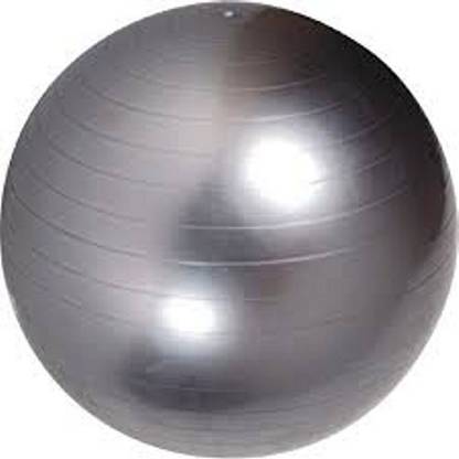 Fitguru EXERCISE BALL GREY 55 CMS WITH FOOT PUMP Gym Ball