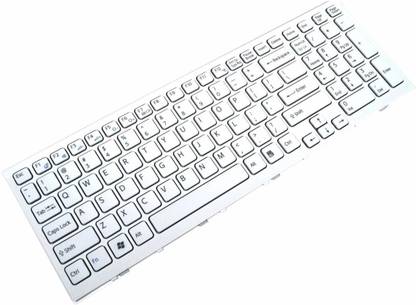 zikson Laptop Keyboard White Key Laptop Keyboard Replacement Key