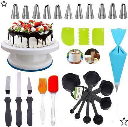Greenstone All In One cake making materials Kitchen Tool Set (Multicolor) Kitchen Tool Set