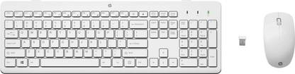 HP 230 White Wireless Mouse and Keyboard Combo Combo Set