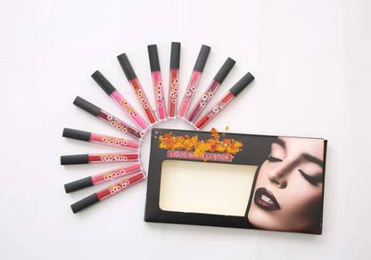 DESRK MATTE ULTIMATE LIP COLOR LIQUID LIPSTICK 12 PIECE.(48ML)