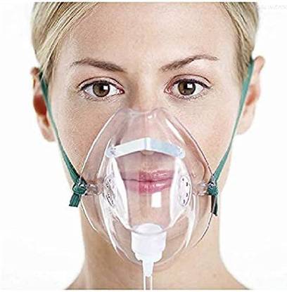 OTICA Alpha Adult Oxygen Mask Fits On Every humidifier bottles-Adult (Pack of 1)