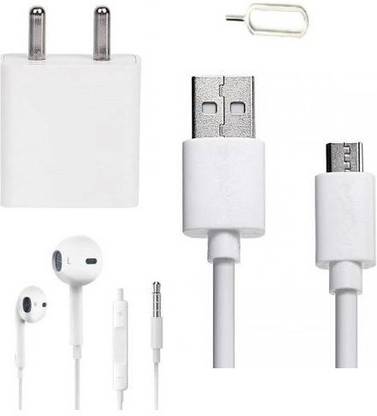 Prifakt Wall Charger Accessory Combo for Infinix Hot 9 Pro, Infinix Hot 10, Infinix S5 Pro, Infinix Hot 8, Infinix Smart 4 Plus Original Adapter Like Wall Charger, Mobile Power Adapter, Fast Charger, Android Smartphone Charger, Battery Charger, High Speed Travel Charger With 1 Meter Micro USB Cable Charging Cable Data Cable