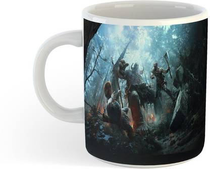 ADN21 All Day New Printed God Of War Ceramic Coffee 6 Ceramic Coffee Mug