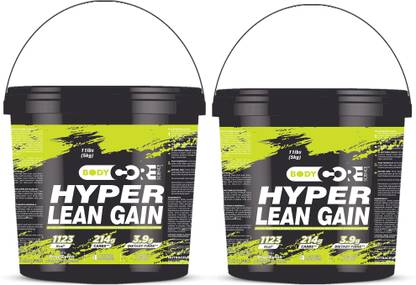 Body Core Science Hyper Lean Gainer-5Kg(Pack of 2,Vanilla) Weight Gainers/Mass Gainers