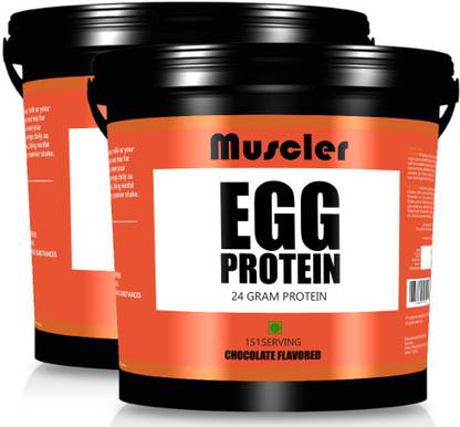 Muscler Egg Protein - 10.6lbs - Combo Pack of 2 Egg Protein
