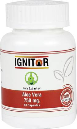 IGNITOR Pure Extract of Aloe Vera 750mg (Pack of 1)
