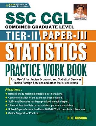 Kiran SSC CGL Tier 2 Paper 3 Statistics Practice Work Book (English Medium)