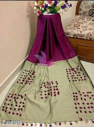 Bollywood Silk Blend Saree with Unstitched Blouse