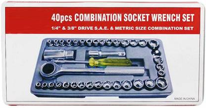 Zeus Volt ®IXI - 51 - Imported 40 pcs Automobile Motorcycle Repair Tool Case Socket Set