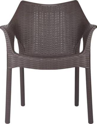 Supreme Cambridge Designer Rattan Finish Fully Comforted 100% Virgin Plastic Outdoor Chair