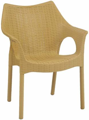 Supreme Cambridge Designer Rattan Finish Fully Comforted 100% Virgin Plastic Outdoor Chair