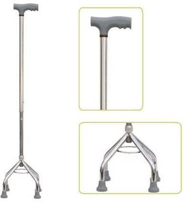 COMFOCARE WALKING STICK 4 LEG (HEIGHT ADJUSTABLE) Walking Stick
