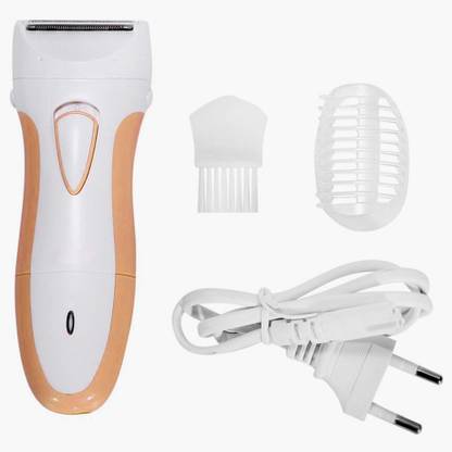 kkjhg Women's Rechargeable trimmer Double Razor Shaver for Under Arms, Bikini Line, Hands and Legs And this item very easy use Body Groomer 50 min  Runtime 1 Length Settings