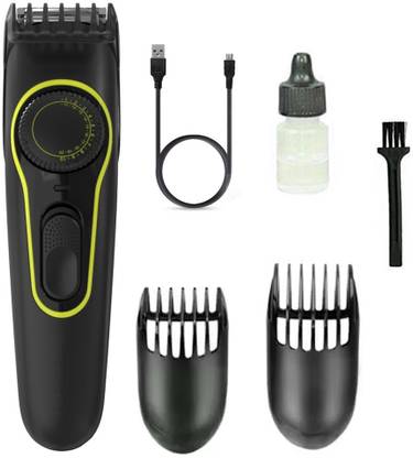V DFVJ PR-2308 Professional Rechargeable Hair Trimmer Runtime: 60 min Fully Waterproof Trimmer 0 min  Runtime 2 Length Settings