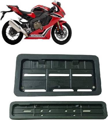 AS TRADERS Bike Number Plate Frame Set of Two (Front and Back) Bike Number Plate