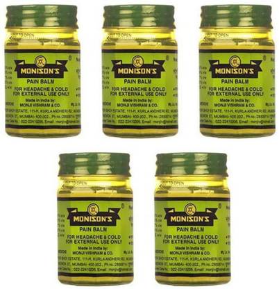 Monisons Pain Relief 45 gm (pack of 5) Balm