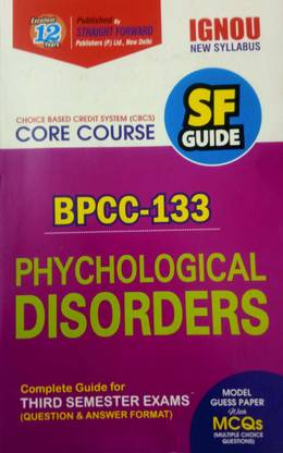 BPCC 133 Phychological Disorders  - BPCC 133