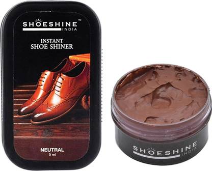 SHOESHINE Neutral Shiner with Brown Cream Shoe Care Kit