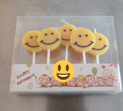 Aavya Emoji candle Candle