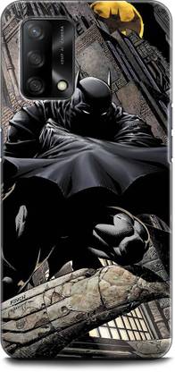 INDICRAFT Back Cover for OPPO F19, CPH2219 BATMAN, ARKHAM CITY, SUPERHERO, COMIC